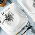 Corelle® Timber Shadows 12-piece Dinnerware Set, Service for 4