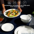 Corelle® Caspian Lace 18-piece Dinnerware Set, Service for 6