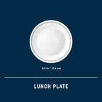 Corelle® Caspian Lace 8.5" Lunch Plate, 6 pack