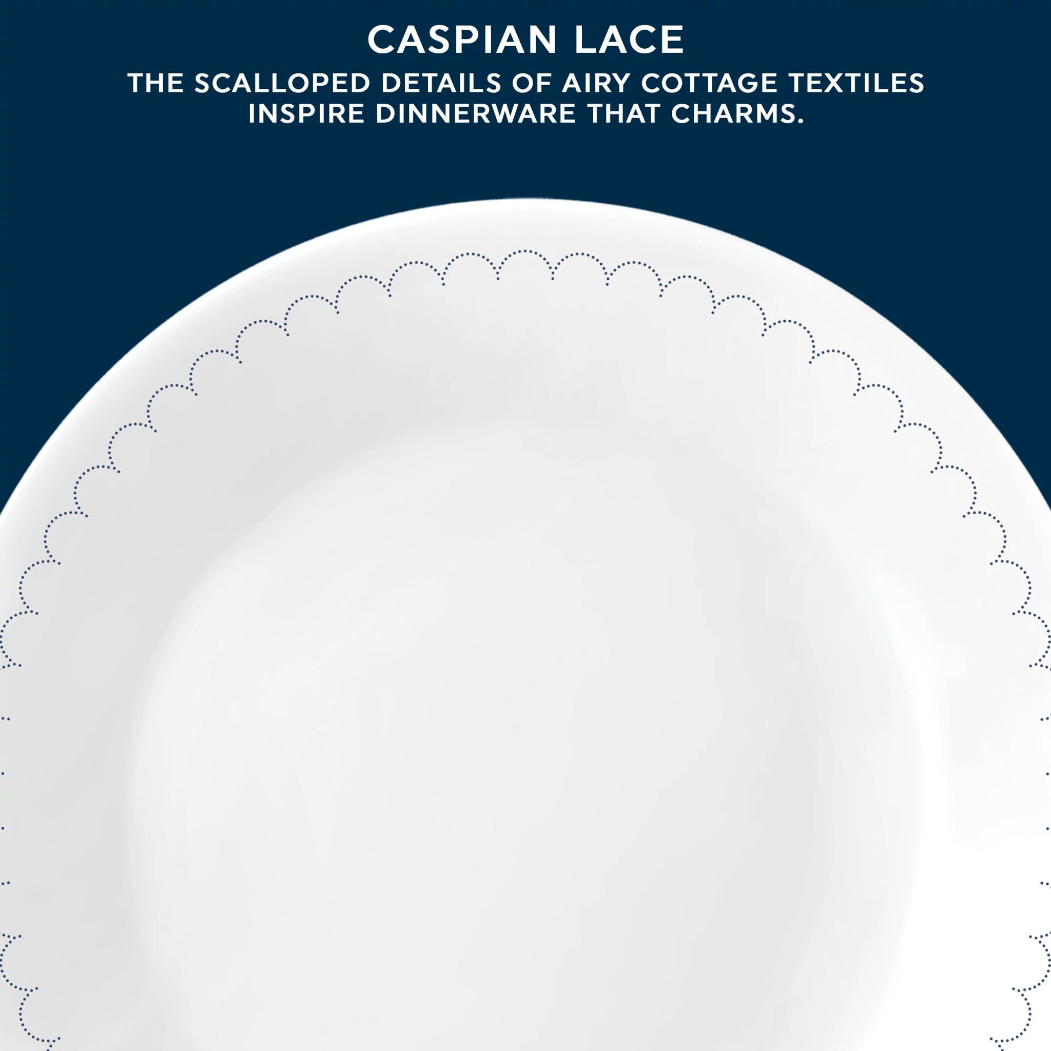 Corelle® Caspian Lace 6.75" Appetizer Plate
